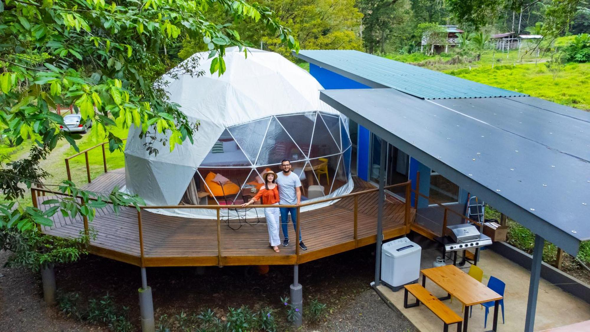 Bitzu Dome-Bijagua Riverside Glamping מראה חיצוני תמונה