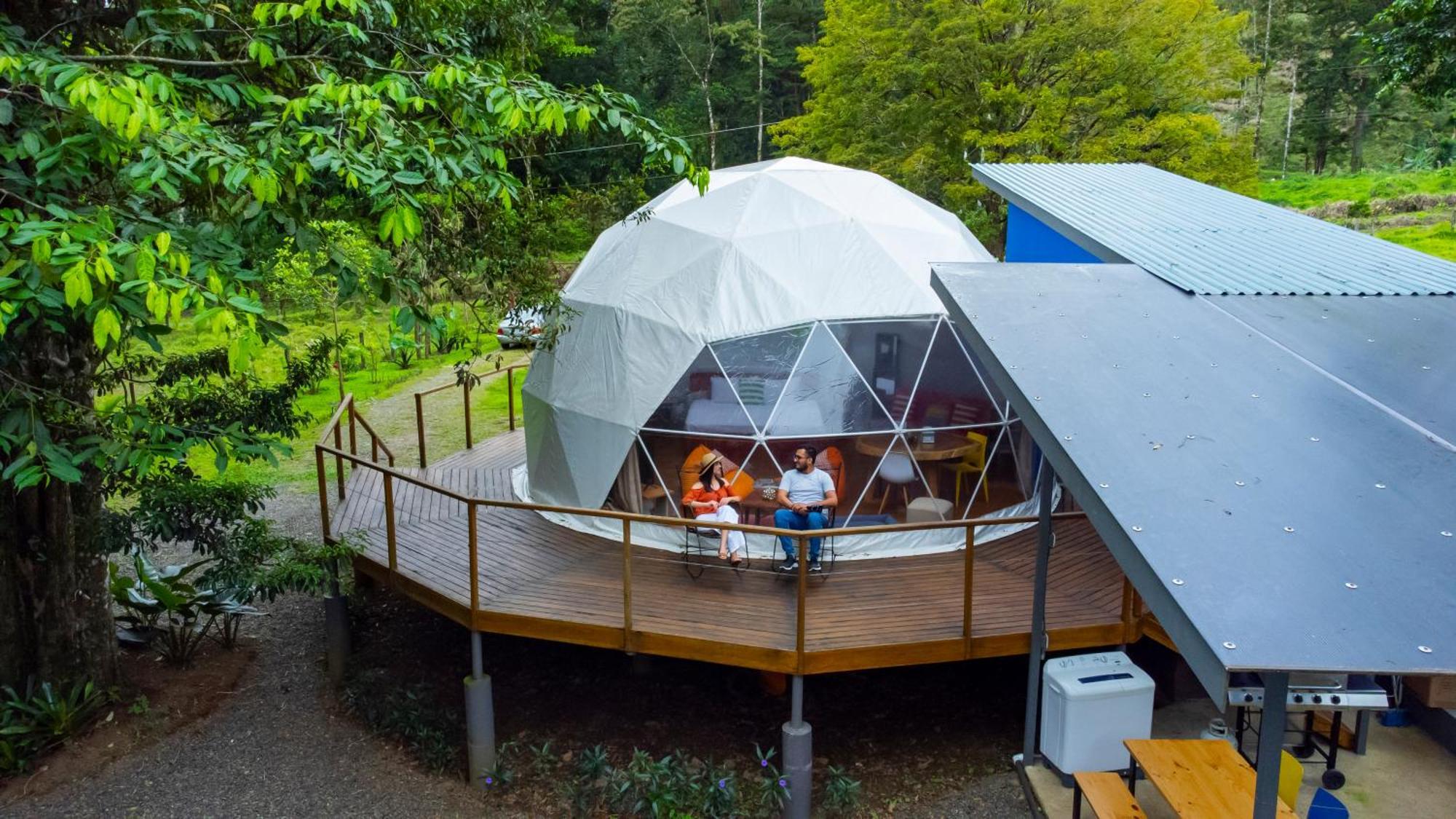 Bitzu Dome-Bijagua Riverside Glamping מראה חיצוני תמונה