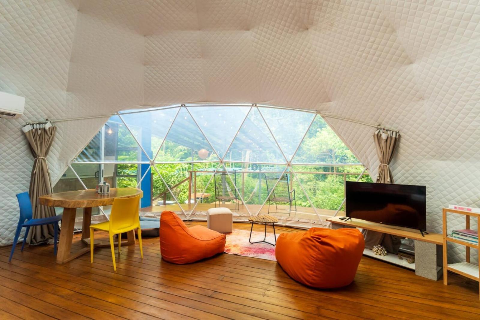 Bitzu Dome-Bijagua Riverside Glamping מראה חיצוני תמונה
