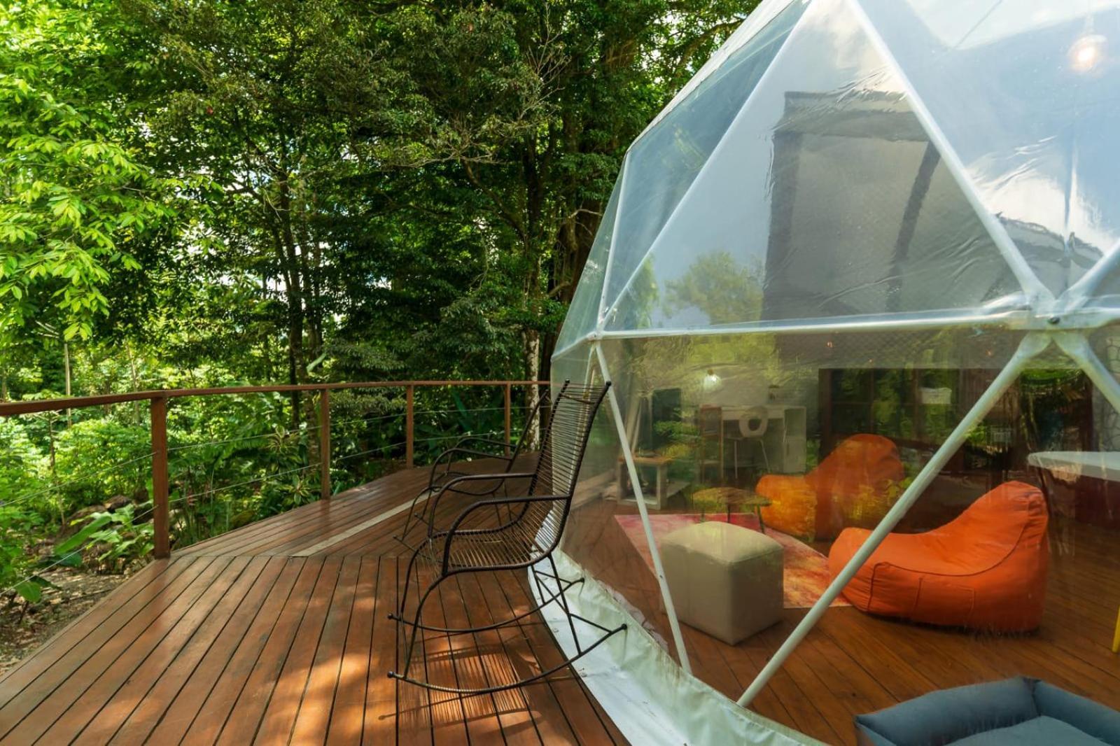 Bitzu Dome-Bijagua Riverside Glamping מראה חיצוני תמונה