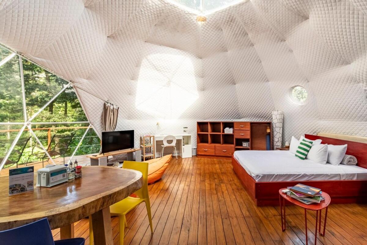 Bitzu Dome-Bijagua Riverside Glamping מראה חיצוני תמונה